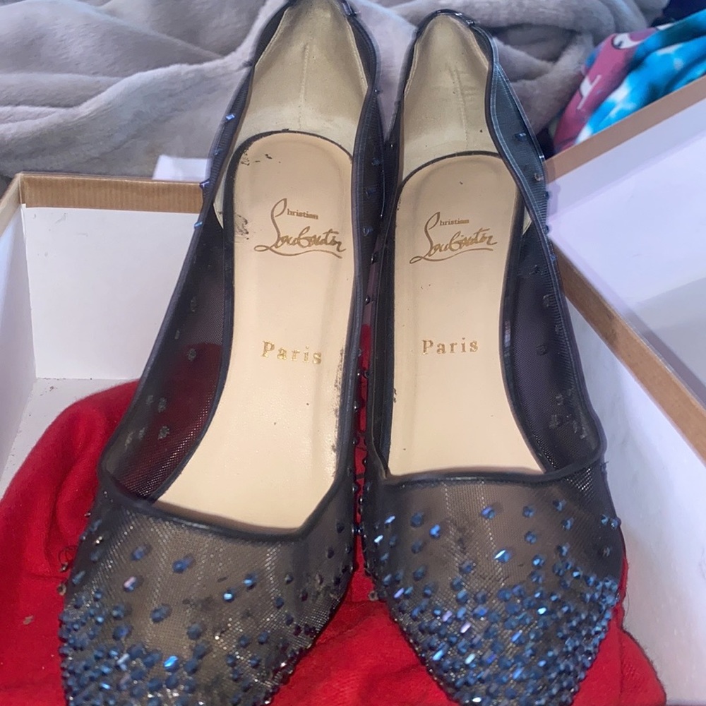 COPY - Blue red bottoms (AVAILABLE FOR IMMEDIATE SHIPPING)